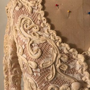 Vintage 1950s Long sleeve Carlye dress XS